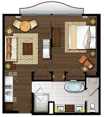 Hokulani Waikiki By Hilton Grand Vacations One King Bed 558 Sqft Hotel Room Design Hotel Suite Floor Plan Hotel Room Plan