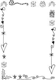 Black And White Kids Border Aula Virtual De Audicion Y Lenguaje Bordes Navidenos Bordes Y Marcos Bordes