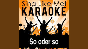 So Oder So Karaoke Version Originally Performed By Bosse Youtube bb ab a eb gb f gm c g ➧ chords for bosse so oder so lyrics with capo transposer, play along with guitar, piano, ukulele & mandolin. youtube