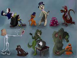 Scp Characters Sketches By Mimumik Scp Character Sketch Scp 682