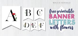 That's a tough question, with so many to choose from. Free Printable Banner Letters