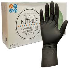 Trade and share news about nitrile gloves & other types of ppe. Asap X Tended Black Nitrile Disposable Powder Free Premium Work Gloves X 50 Hands Glovesnstuff