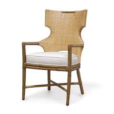 Pcek 7794 19 Palecek Caprice Arm Chair Honey Armchair Palecek Dining Chairs Chair