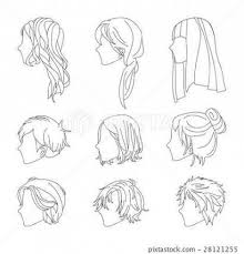 Black And White Anime Boy Side View Super Drawing Hair Side 61 Ideas How To Draw Hair Manga Hair Side Hairstyles