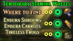 4 carrots) craft a carrot on a stick so you can ride a pig off a cliff. Farming Endura Shrooms Endura Carrots And Tireless Frogs In Botw For Temporary Stamania Youtube