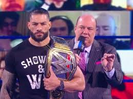 Wwe 2k20 roman reigns new 2020 wreck everyone & leave shirt attire. Wwe Universe Goes Wild As Roman Reigns And Paul Heyman Cut A Fiery Promo On Smackdown Sports Grind Entertainment