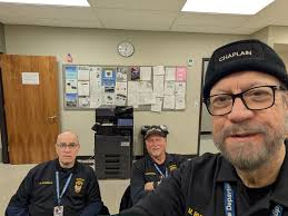 Last Saturday the Bridgeton Police Chaplains (Dave, Dale, Cathy, Ken, and  Mark) were blessed to provide chili and fixings for the Bridgeton Police  Officers. We also participated in the evening role call,