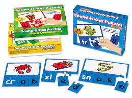 Then point to a picture and say the word. Sound It Out Phonics Puzzles At Lakeshore Learning