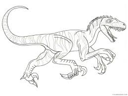 Includes a velociraptor with and without feathers. Velociraptor Coloring Pages Animal Printable Sheets Velociraptor 1 2021 4941 Coloring4free Coloring4free Com