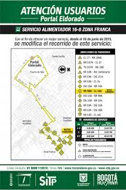 Lee antes de compartir desde el sábado 8 de agosto algunos servicios de alimentación del portal américas realizaron modificaciones. Cambio Operacional Ruta 16 8 Zona Franca