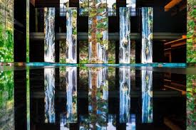 Located In The Lobby Of The Ctbc Bank Headquarters In Taipei Taiwan Circulum Formosa Being Here Is Interactive Installation Installation Digital Signage