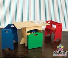 Children S Table With Storage Kids Table And Chairs Kids Craft Tables Childrens Table