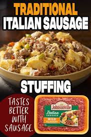 Traditional Italian Sausage Stuffing Stuffing Recipes Beef Recipes Easy Traditional Stuffing Recipe