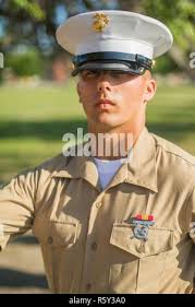 U.S. Marine Corps Recruit Nathan A. Orsburne with Delta Company, 1st  Recruit Training Battalion, executes a Marine Corps Martial Arts Program  technique during the combat conditioning course at Marine Corps Recruit  Depot