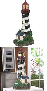 Solar Lighthouse Garden Light Solar Lighthouse Statues And Lawn Ornaments Garden Lighting