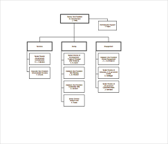 Sample Non Profit Organizational Chart 6 Documents In Word