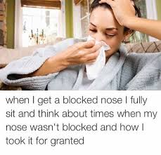 Blocked Nose Sick Meme Just For Laughs Relatable