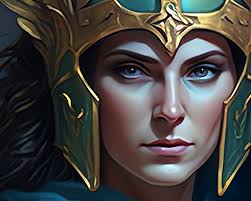 Athena 5x7 Bookmark: Warrior Greek Goddess, Full Armor With Owl