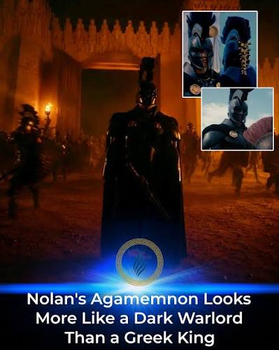 New images from Christopher Nolan's highly anticipated epic The Odyssey  have offered audiences their first look at Agamemnon, the legendary king of  Mycenae and commander of the Greek forces during the Trojan