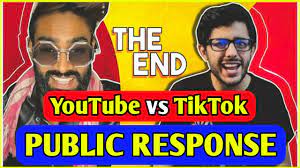 It shouldn't be tiktok vs youtube. Youtube Vs Tiktok Public Response Public Reply The End Carryminati Reply To Tiktokers Youtube