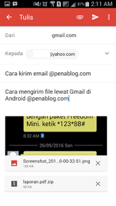 Bagaimana Cara Kirim Email Gmail Dan File Dari Hp Android