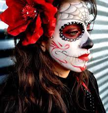 Beauty Inside And Out Halloween Makeup Sugar Skull Sugar Skull Makeup Red Sugar Skull Makeup