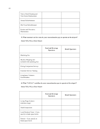 Create your own online survey now with surveymonkey's expert certified free templates. Appendix A Survey Questionnaire Food And Beverage And Retail Operators The Costs Of Doing Business At Airports The National Academies Press
