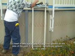 Maybe you would like to learn more about one of these? Premium Guard Above Ground Pool Fence Brace Installation Youtube