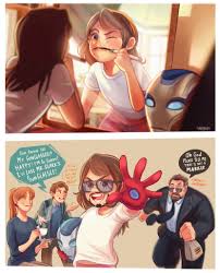 Like Father Like Daughter By Cuddlyveedles Marvelstudios Marvel Memes Marvel Jokes Marvel Superheroes