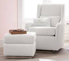 merced glider amp ottoman pbkids glider and ottoman nursery chair rocking chair nursery