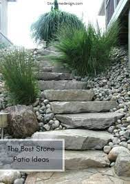 30 The Very Best Rock Patio Area Concepts Patiofurniture Patioheater Patiotable Patiofurniturecovers Pati Landscape Stairs Stone Landscaping Landscape Steps