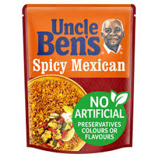 Buy Uncle Bens Microwave Spicy Mexican Rice 250g Online At Iceland Free Next Day Delivery On Orders Over 35 Uncle Bens Mexican Rice Spicy Mexican Rice