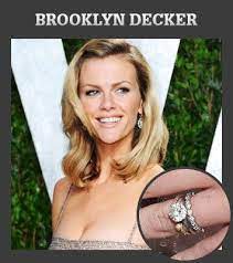 What Do You Think Of Brooklyn Decker S Engagement Ring Celebrity Engagement Rings Engagement Rings Engagement Celebration