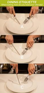 When Eating How Do You Hold Your Utensils Check Out These 14 Ways To Improve Your Table Manners Modos A Mesa Etiqueta A Mesa Receitas