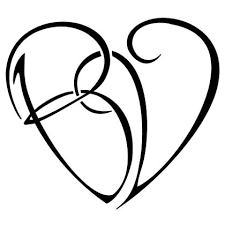 Dai Forma Ai Tuoi Sogni Tatuaggi E Loro Significato Heart B V Heartigram Bv Union Love Bond Letter B Tattoo B Tattoo Love Tattoos