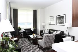 Home decor ideas for living room with black sofa. Black Furniture Interior Design Photo Ideas Small Design Ideas
