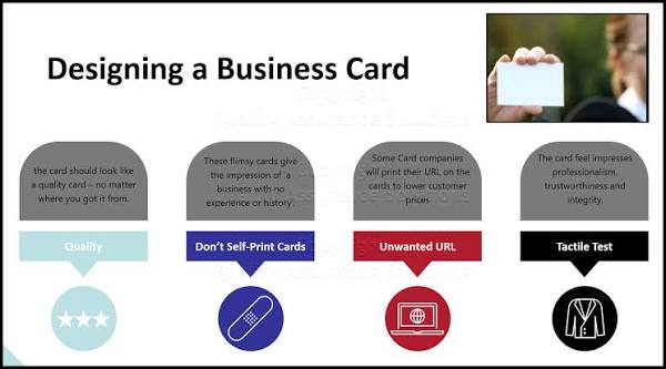 Bad Business Card Idea and Self Marketing