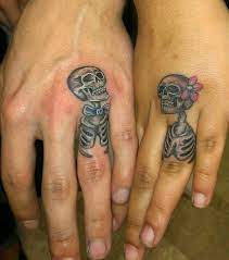 60 Romantic Ring Finger Tattoo Ideas Ring Finger Tattoos Best Couple Tattoos Couple Tattoos