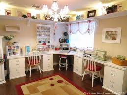 Craft furniture can easily double as an office desk to create a cohesive and multifunctional space. Craft Room Layout Ideas 29 Sewing Room Design Craft Room Design Sewing Room Organization