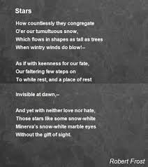 Stars Poem By Robert Frost Poem Hunter Comments Page 1