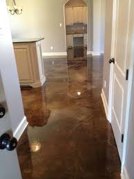 Beautiful Tortoise Shell Color House Flooring Concrete Stained Floors Concrete Floors