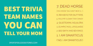 Disney inspired trivia team names the fairy godmothers. Funny Trivia Team Names To Make A Statement And Set The Tone