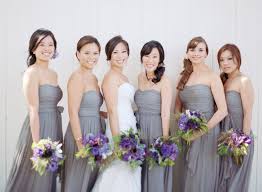 Malibu Wedding By Amber Events Purple Bridesmaid Dresses Bridesmaid Grey Bridesmaid Dresses
