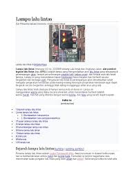 Pencipta lampu lalu lintas adalah. Lampu Lalu Lintas