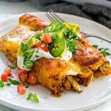 This Easy Chicken Enchiladas Recipe Is An Authentic Mexican Food Staple Tender Pie Mexican Food Recipes Authentic Chicken Enchiladas Easy Mexican Food Recipes
