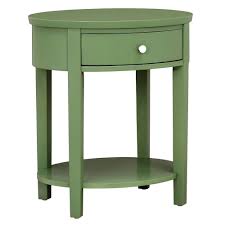 Eileen Ii Oval Wood Accent Table Meadow Green Inspire Q End Tables With Storage Wood Accent Table Small Bedside Table