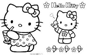 I Disegni Da Colorare Di Hello Kitty