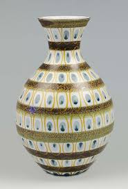 Vase Faience Stig Lindberg Gustavsberg