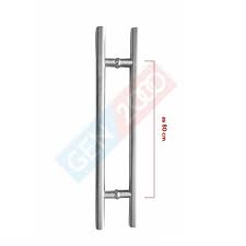 Ini menghemat dari engsel pintu dan memberikan tampilan bersih di gedung. Handel Pintu Kaca Aluminium Stainles Door Pull Handle Pintu Bentuk H Pipa Bulat 802 As 80 X 100 Cm Shopee Indonesia