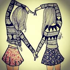 Sisters Love Tattoo Design Drawings Of Friends Best Friend Drawings Bff Drawings